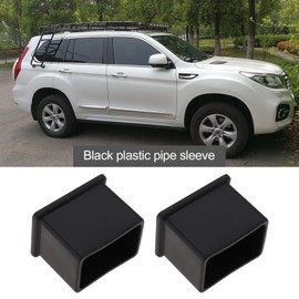 The Lord of the Tools 4Pcs 20mm x 30mm Square Rubber Hole Plugs Replacement END CAPS Covers Roof Bars Rack Covers for Square Bars Rubber Caps for Glide Protection