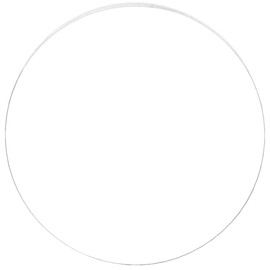 SEWACC Round Acrylic Sheet, Clear Acrylic Circle Round Transparent Disk for DIY Projects Picture Frame Paintings Arts Craft