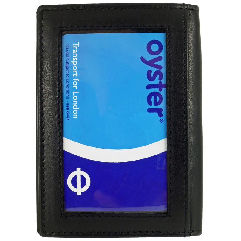 Hide and Sleek Real Leather Travel Oyster Card Holder with