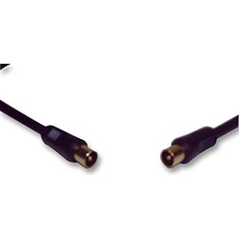 0.5m Gold Coaxial Male to Male Audio Video Cable 1 Piece