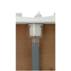 Kakudai 426-154-W Vertical Pull Trap for Washing Machine Bread White