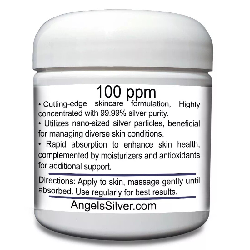 Angels Silver Colloidal Silver Gel Advance Healing 100ppm BEST!