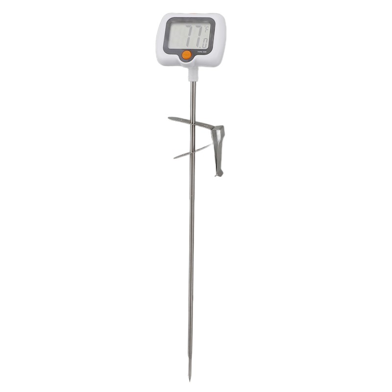 Digital Candy Thermometer with Pot Clip Stainless Steel Oil Thermometer