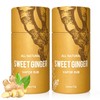 2PCS Sweet Ginger Vapor Rub Stick, All-Natural Herbal Balm Multipurpose