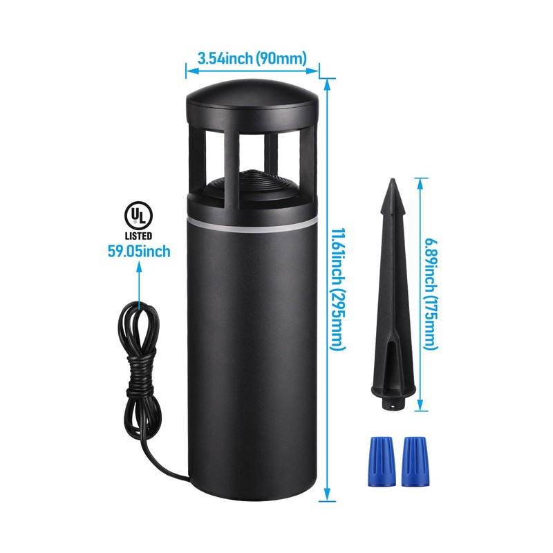 LEONLITE LED Low Voltage Pathway Lights, Unique Light Pattern, Landscape