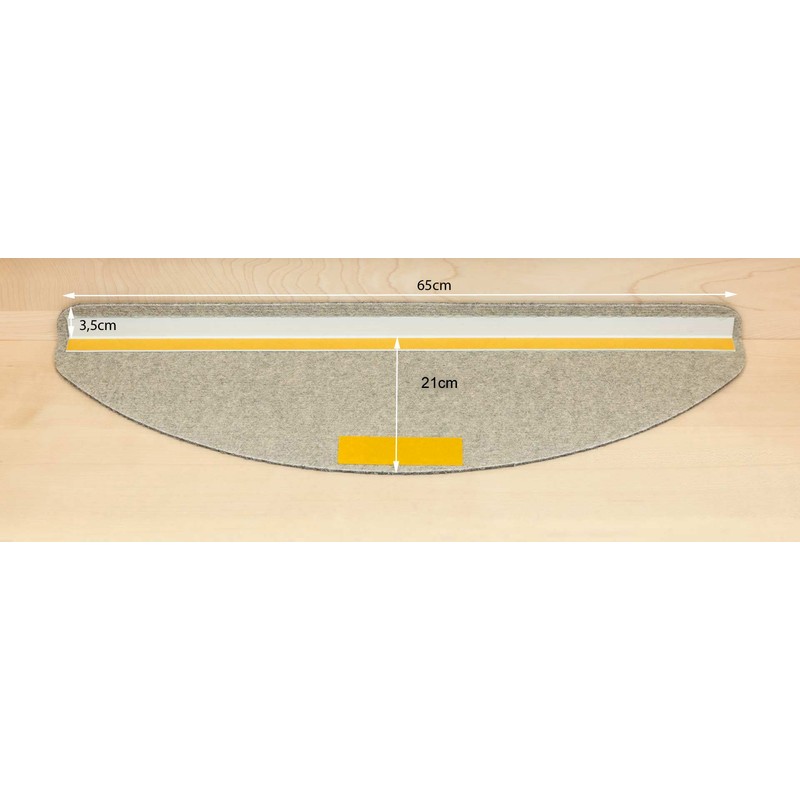 Kettelservice-Metzker Ramon MW Semi-Circular Stair Mats, Single and Economy Sets