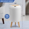 Pukomc Smart Sensor Wastebasket, Convenient and Hygienic Easy to Use,