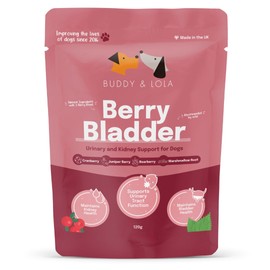 Buddy & Lola Berry Bladder | Advanced Bladder & Kidney Support for Dogs | Natural Urinary Tract Health Supplement | Unique 3 Berry Blend