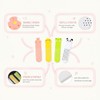 BDEPSTR Pack of 10 double-sided disposable nail files, cute animal