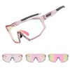 Suertree Photochromic Cycling Glasses Men Women Clear Sports Sunglasses Mountain