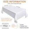 Moukeren 18 Pack Tablecloths for Rectangle Tables 58 x 102