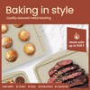 White Marble 10-Piece Bakeware Sets, Nonstick Carbon Steel Baking Sheet
