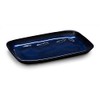 G.E.T. CS-117-CSB-EC Melamine Rectangular Serving Platter, 12" x 7.5", Blue