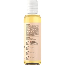 Coera Sweet Almond Oil for Face, Hair, Skin & Nails | 4 fl oz | Cold Pressed & Hexane Free | Carrier Oil | Free of Parabens, SLS, & Fragrances