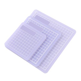 jojofuny 3pcs Simple Durable Cutting Mats Translucent Cutting Plates for Crafting Sculpture School Use Each