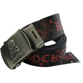 Sourpuss Rocker Webbed Youth Belt from Clothing