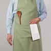 Now Designs Cotton Chef's Kitchen Apron, Solid Sage Green 28