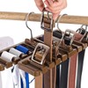 Binnan 10 Slots Tie Belt Saver Belt Hanger Holder for