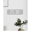 Mermbe Alarm Clock, LED Digital Clock, Multi-functional, Adjust 5 Level