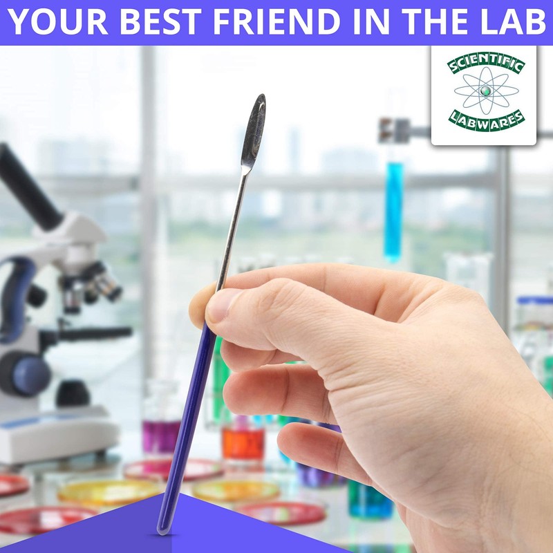 Scientific Labwares Stainless Steel Micro Lab Scoop Sampler with Soft