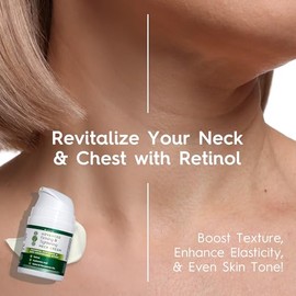 Tree to Tub Crema Reafirmante De Cuello - Crema Reafirmante Avanzada Para El Cuello Con Retinol De Ácido Hialurónico, Crema Reafirmante De Cuello Y Pe