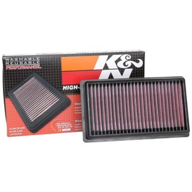 K&N 33-5081 Filtro Aire Motor Reutilizable Lavable Alta Calidad Multi para Hyundai/Kia Accent Rio 18-19