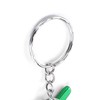 Komonee Fish Bone Green Bottle Opener Key Chain Metal Dead