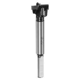 sourcing map Forstner Drill Bit 20mm / 25/32" K30/C1 Tungsten Carbide Tip Triangle Shank Wood Forstner Bit Opener Cutter for Hinge Hole Drilling Woodworking