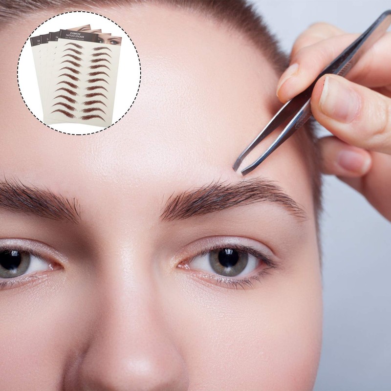 KESYOO Eyebrow Stickers 6D Eyebrow Decal Sticker Tattoo Eyebrow Eyebrow