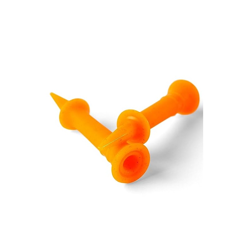 Decathlon 100 Golf Plastic Step Tees 37mm 10-Pack Unique Size