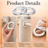 20 Pcs Curtain Eyelet Rings 42mm Inner Diameter, Plastic Curtain