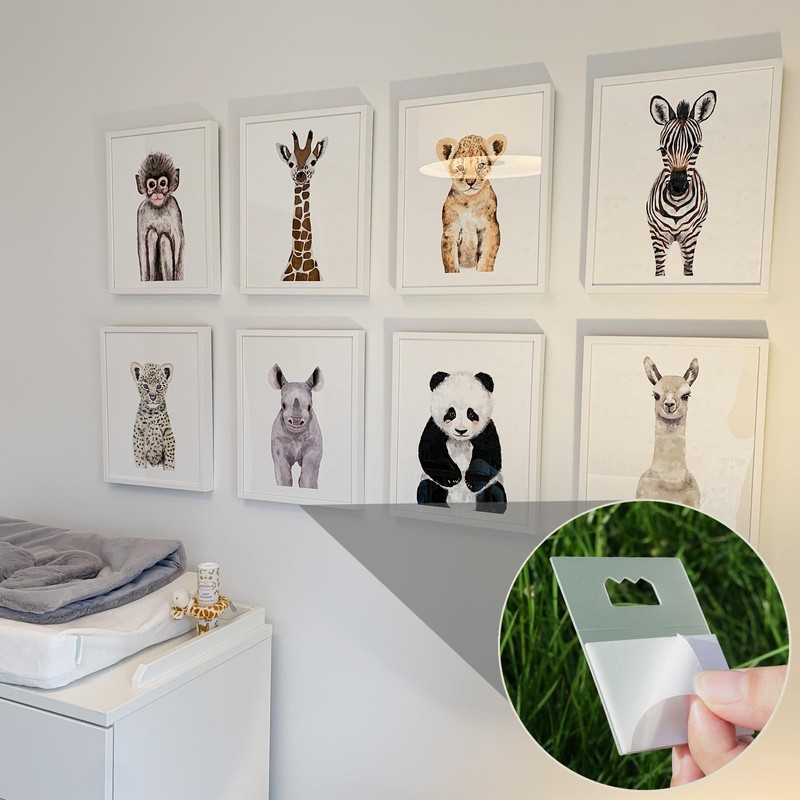 Picture Hangers Adhesive Foamboard Hanger Plastic Sawtooth Adhesive Picture Hanger