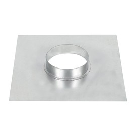 Wall Flange Pipe Connector Straight or Flexible Connector Round Pipe Ventilation Pipe Made of Galvanised for Air Conditioning, Ventilation, Heating, Cooling (Diameter 200 mm / 8 Inches)