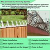 Heavy Duty Metal Fence Spikes-Anti Climb Security Spikes for Fence