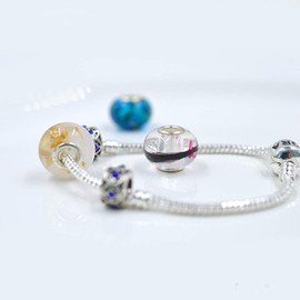 Resin Beads Mold,Beads Resin Molds with Hole,Flat Ball Beads Silicone Moulds for Bracelet Pendant Jewelry Casting