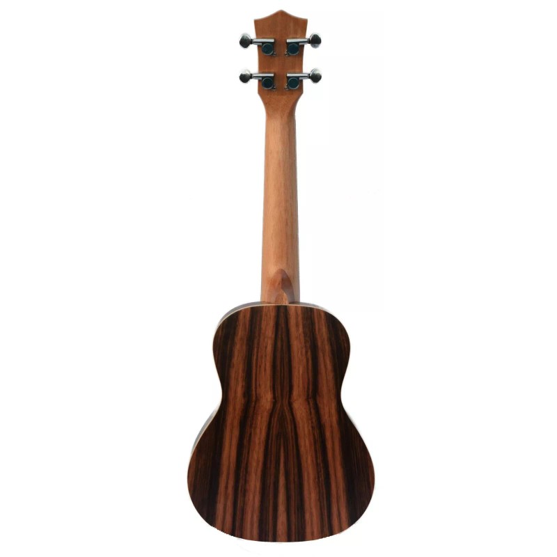 Aloha Ukulele Ebony Wood, Many Sizes, W/Wt EQ (Canadian brand)