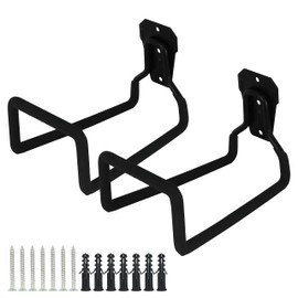 PHYEX 2 Packs Wall Mounted Hose Holder, Garden Water Hose Hanger, Heavy Duty Hose Bracket for Outside, Garage, Backyard