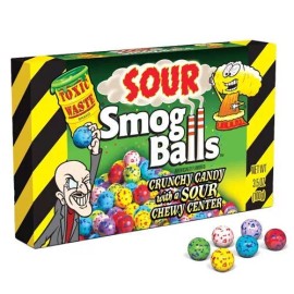 Toxic Waste Sour Smog Balls - 3.5oz Theatre Box - 1