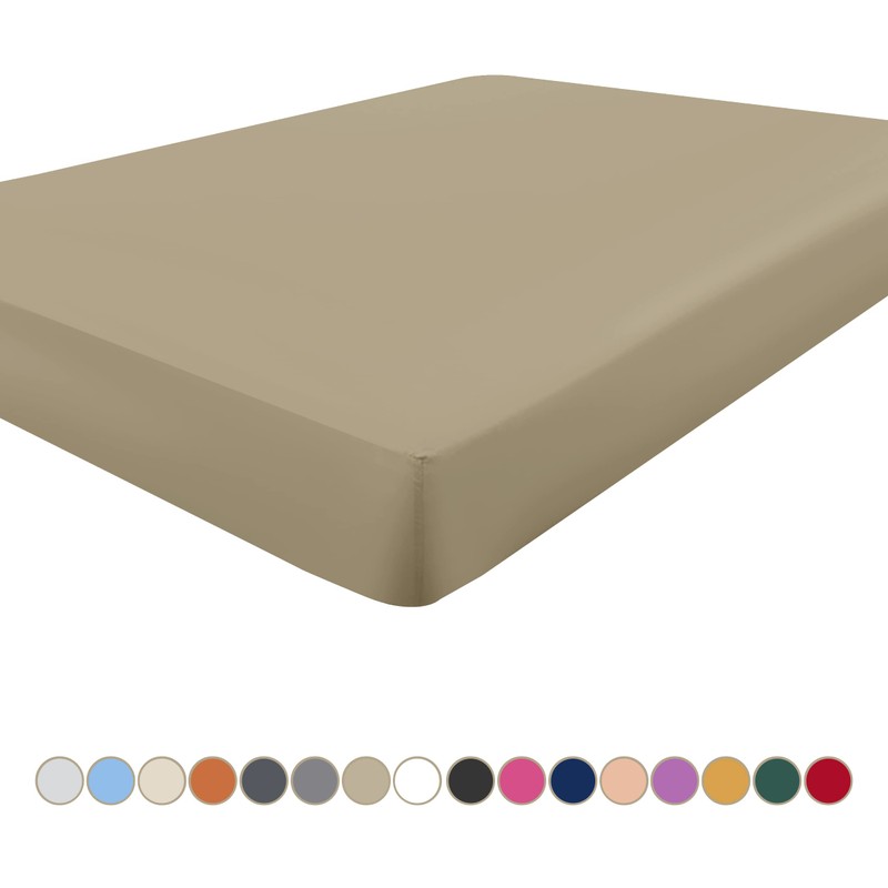 Hafaa Fitted Sheet Double – 25 cm Deep Easy Care