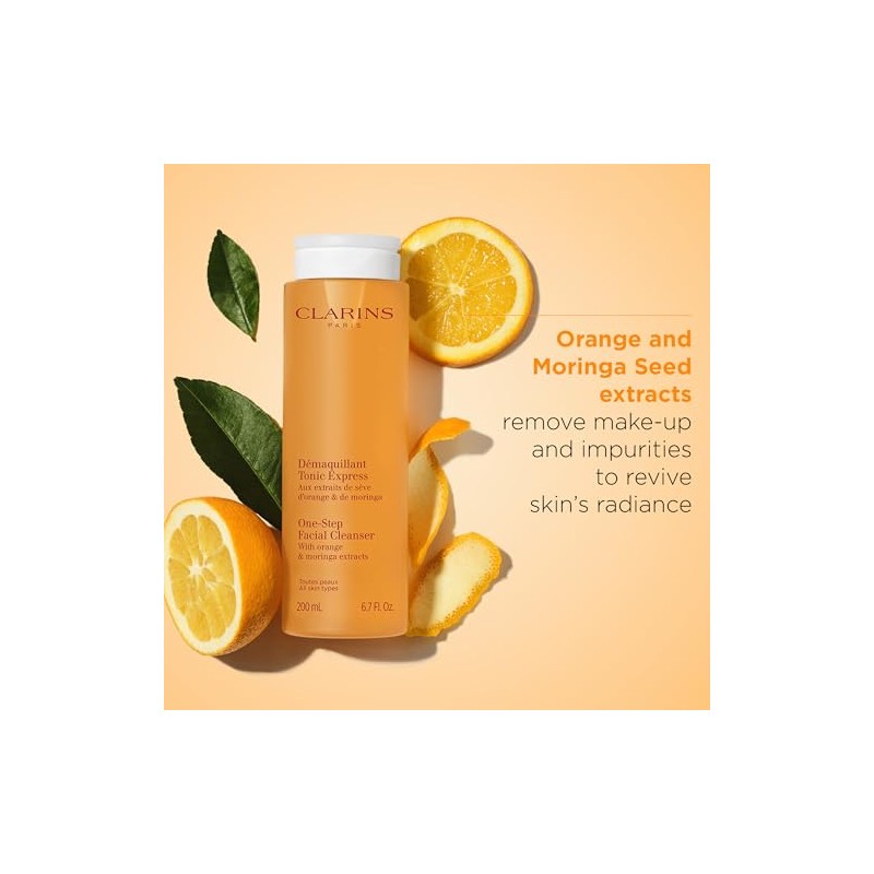 Clarins One Step Facial Cleanser With Orange Extract 200ml6.7ounces