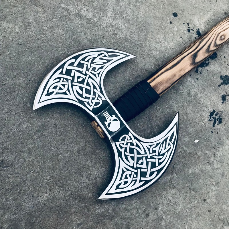 viking tools Axes,Functional Axe, Bushcraft Axe Hatchet for Hunting Bearded