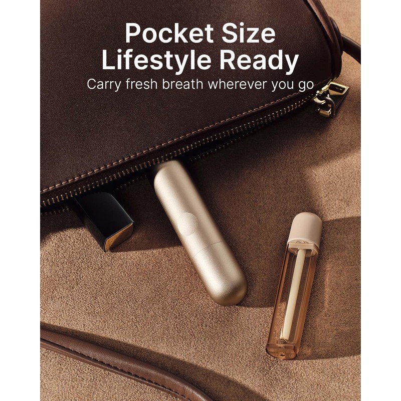 Upgraded PW16 Electric Cool Breath Spray, Probiotic Mouth Freshener