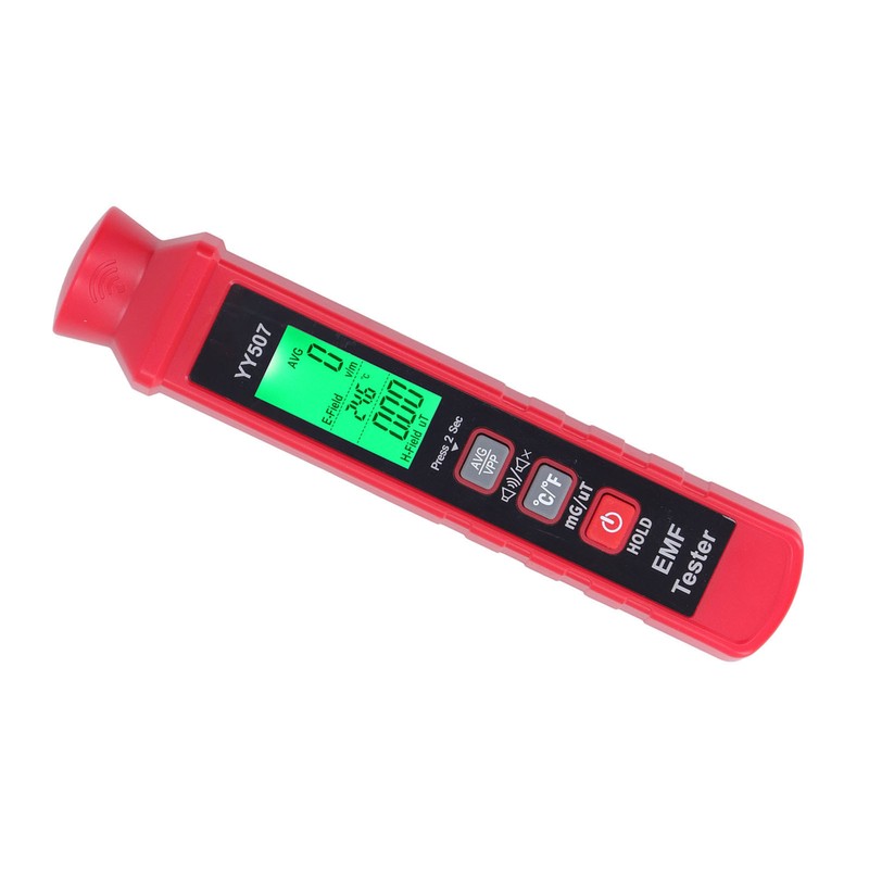 3V Electromagnetic Radiation Meter EMF Meter LCD Backlight Display Sound