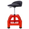 ZJMTOCYU Pneumatic 360 Degree Swivel Stool, Heavy Duty Rolling Mechanics