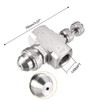 uxcell Air Atomizing Nozzle, 1/4BSPT Misting Low Pressure Solid Cone