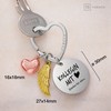FABACH Best Colleague Keyring Guardian Angel Lucky Charm with Heart