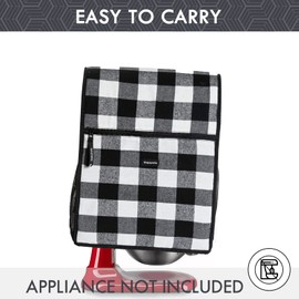 BAGSPRITE Stand Mixer Cover for Kitchen Aid 4.5-8 Quart Tilt Head & Bowl Lift Models - Dust Cover with Pockets for Mixer Appliance Accessories