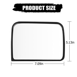 HZEL 2PCS Tractor Mirrors, Strong Magnetic Car Side Mirrors, Automotive Rearview Exterior Mirrors Accessories for Tractors Lift Trucks Small Dozers Golf Cart, Compatible with B BX