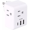One Beat Multi Plug Outlet Extender with USB Outlets Power