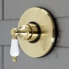 Kingston Brass KB3007PL Vintage Volume Control with Lever Handle, Brushed